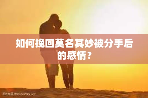 如何挽回莫名其妙被分手后的感情? 如何挽回莫名其妙被分手后的感情?