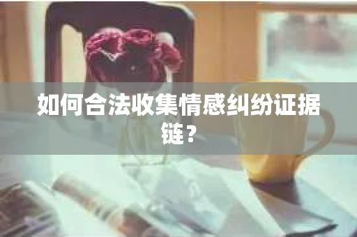 如何合法收集情感纠纷证据链？