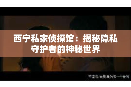 西宁私家侦探馆：揭秘隐私守护者的神秘世界