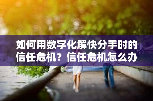 如何用数字化解快分手时的信任危机?信任危机怎么办? 如何用数字化解快分手时的信任危机?信任危机怎么办?